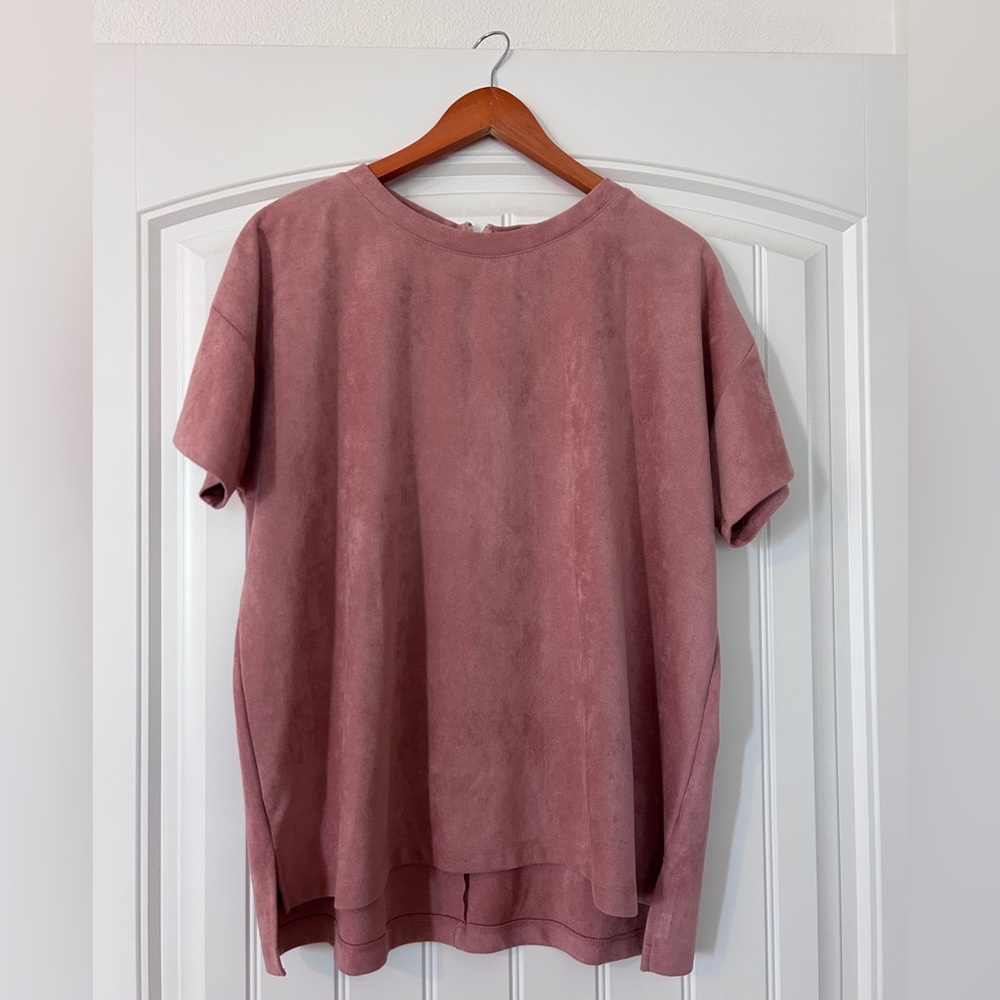 Wishlist Oversized Suede Top - M/L